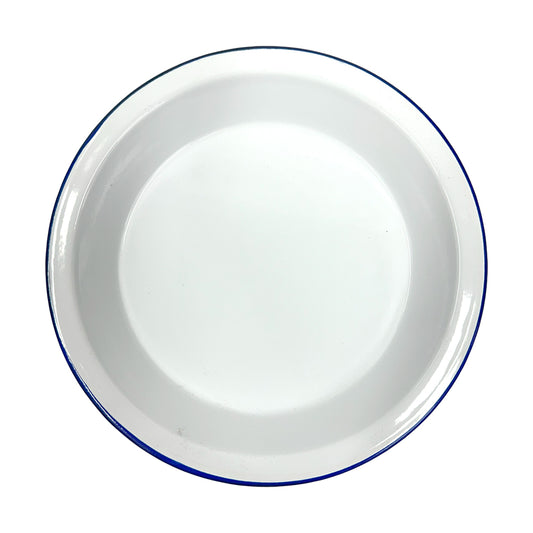 Enamel Pie Dish White