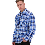 Swanndri Men's Egmont Half Button Shirt Arctic