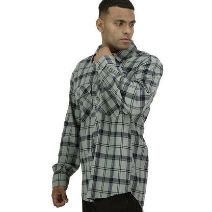 Swanndri Men's Egmont Half Button Shirt Sage