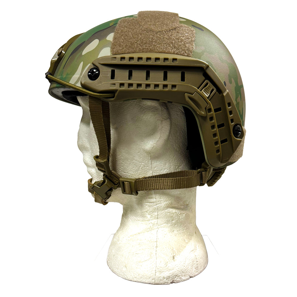 Multicam Tactical Style Helmet with accessory mounts