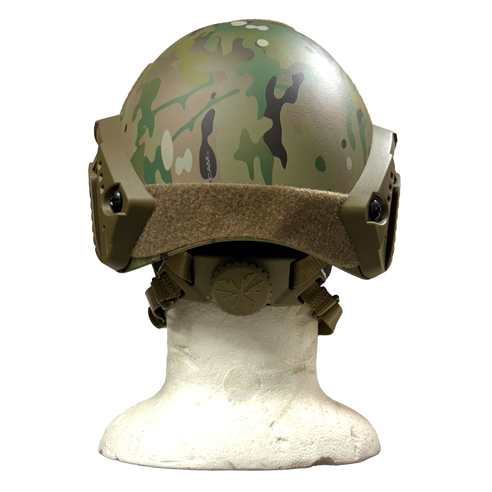 Multicam Tactical Style Helmet with accessory mounts