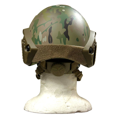 Multicam Tactical Style Helmet with accessory mounts