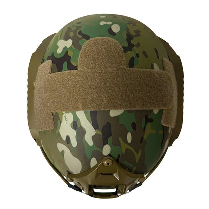 Multicam Tactical Style Helmet with accessory mounts
