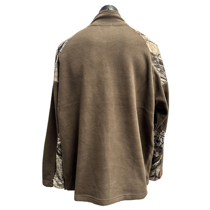 Huntworth Full Zip Real Tree Connifer Brown Fleece Jacket