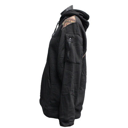 Huntworth Midweight Performance Black Hoodie