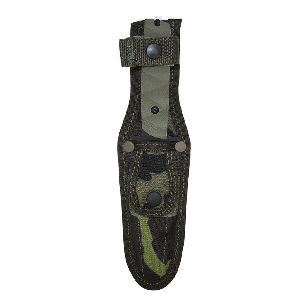 Survival Knife with Czech Style Camo Sheath