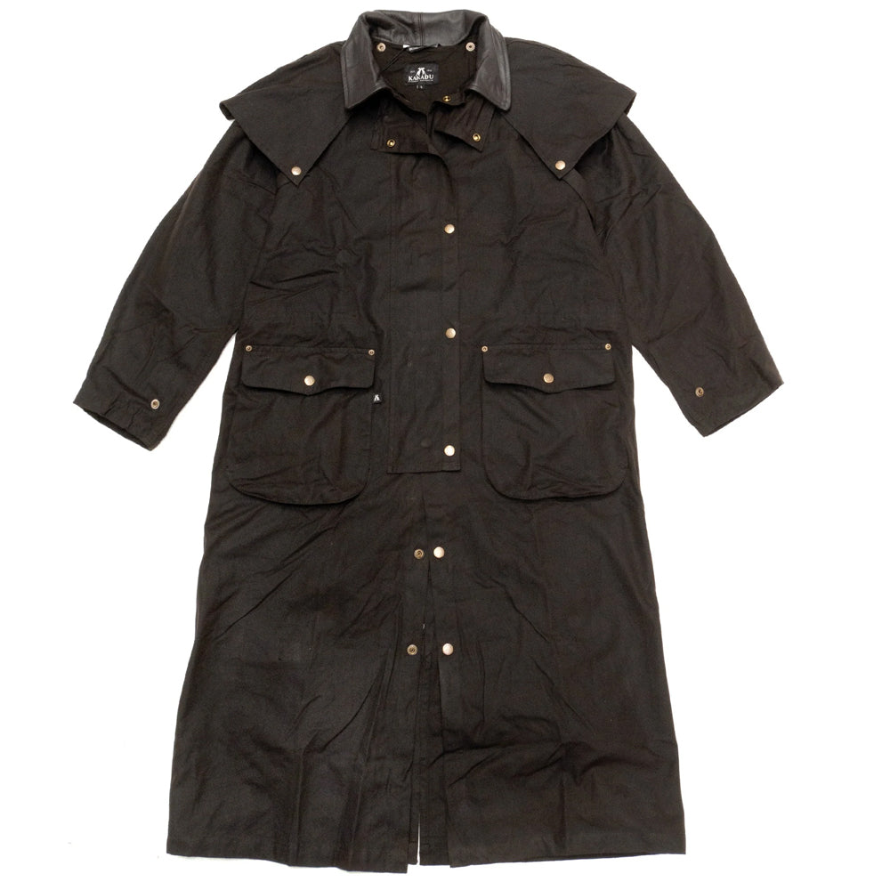Kakadu Ironbark Drovers Oilskin Coat