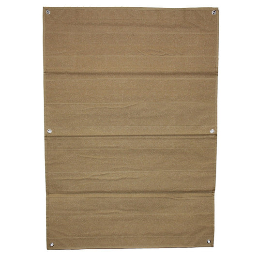 Military Patch Display Blanket (Hook & Loop) Tan