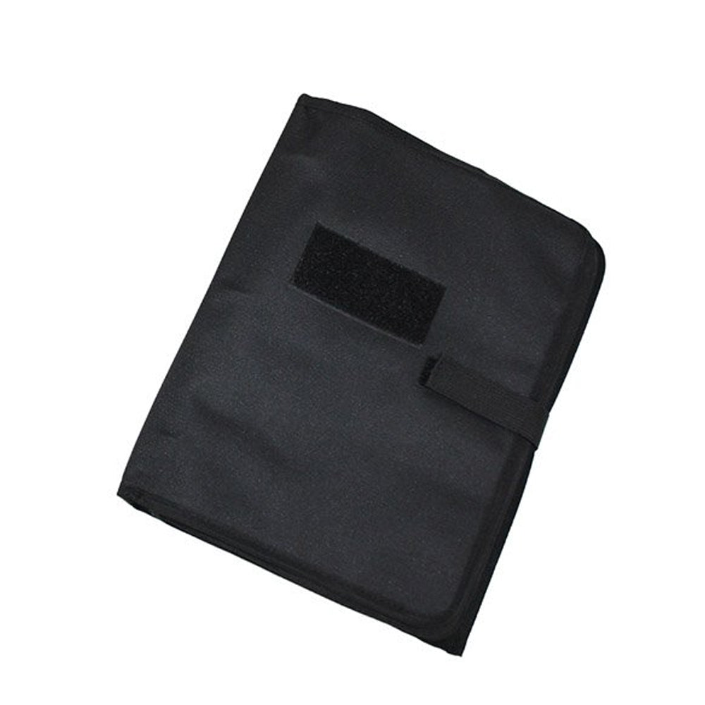 Military Patch Display Book – 5 Page Hook & Loop Album BLACK