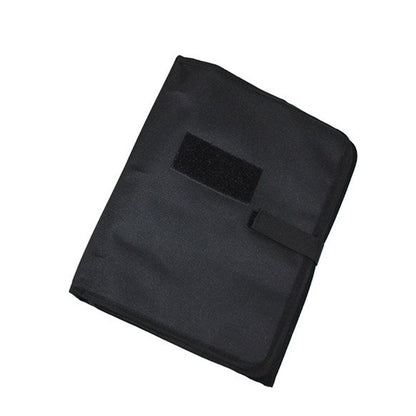 Military Patch Display Book – 5 Page Hook & Loop Album BLACK