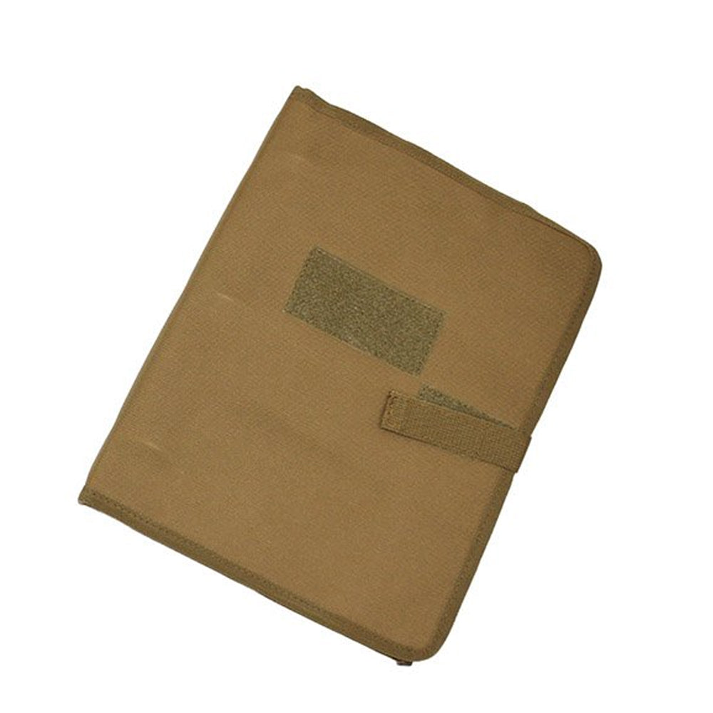 Military Patch Display Book – 5 Page Hook & Loop Album TAN