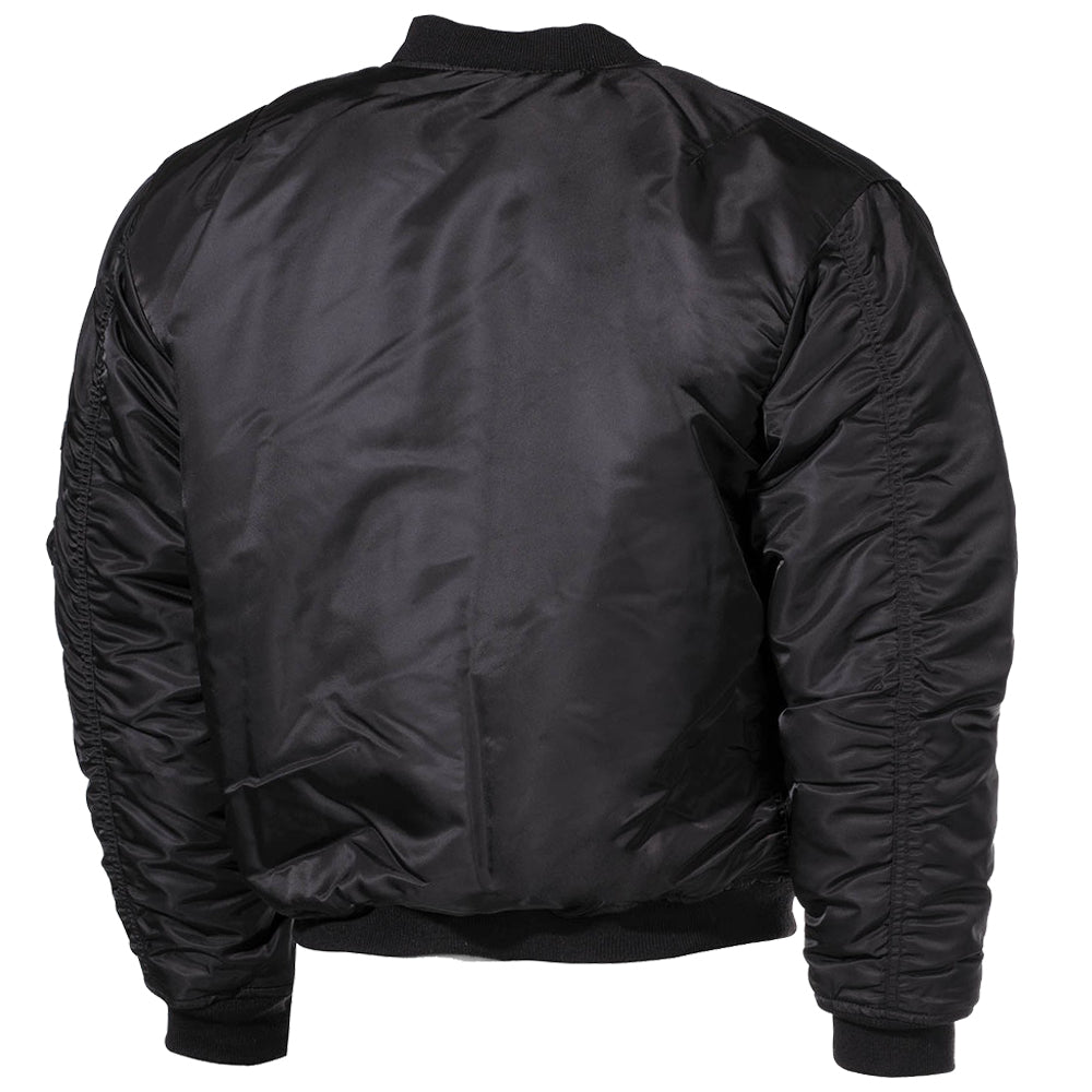 ジャケット・アウター Vintage MA-1 Black flight jacket MA-1 Black Sheepskin Leather Flight Jacket – Taylor's Leatherwear