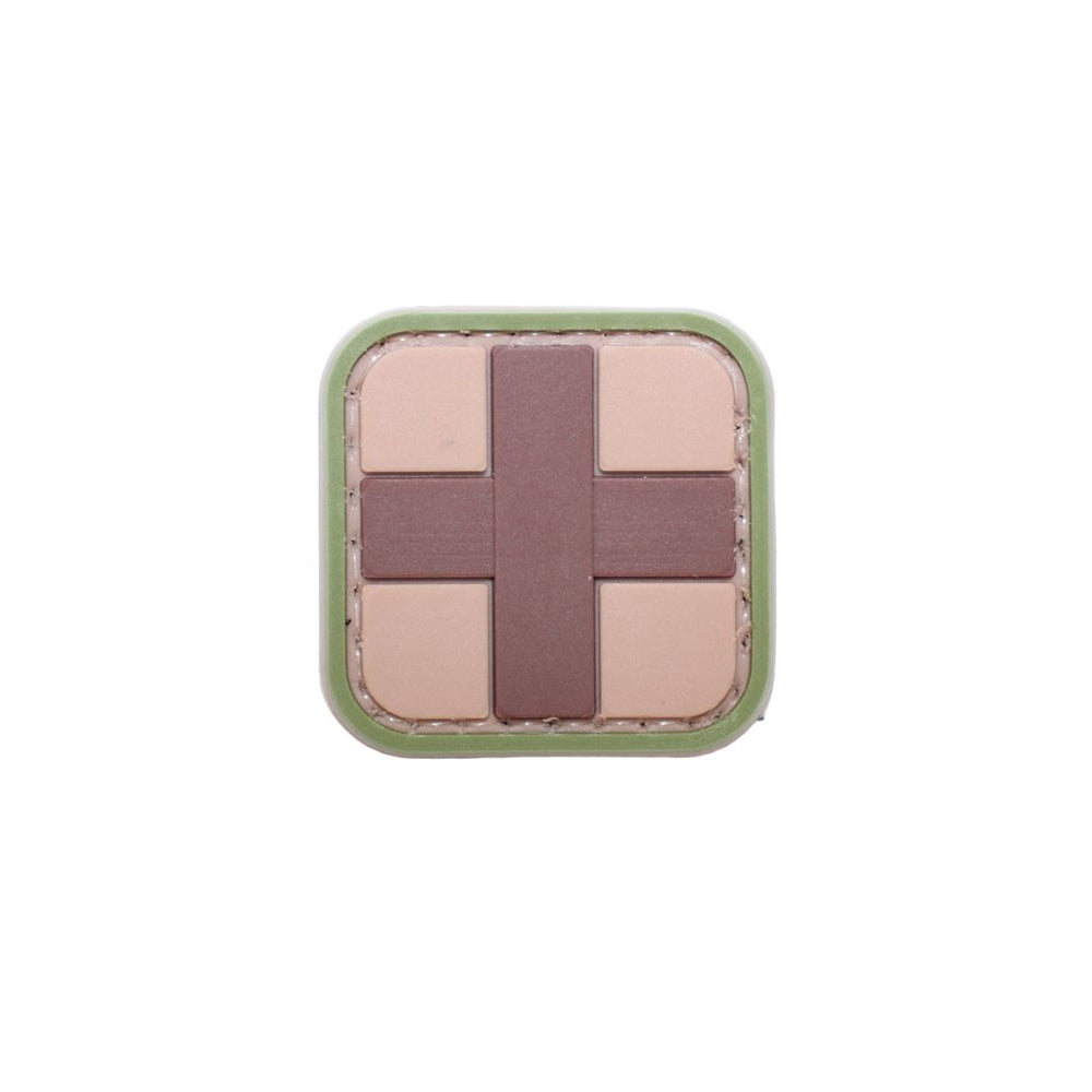 Medical Cross PVC Coyote Square