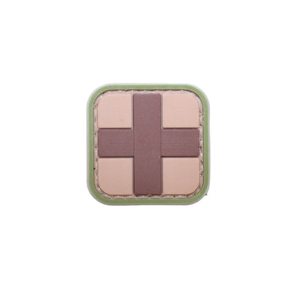Medical Cross PVC Coyote Square