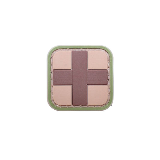 Medical Cross PVC Coyote Square