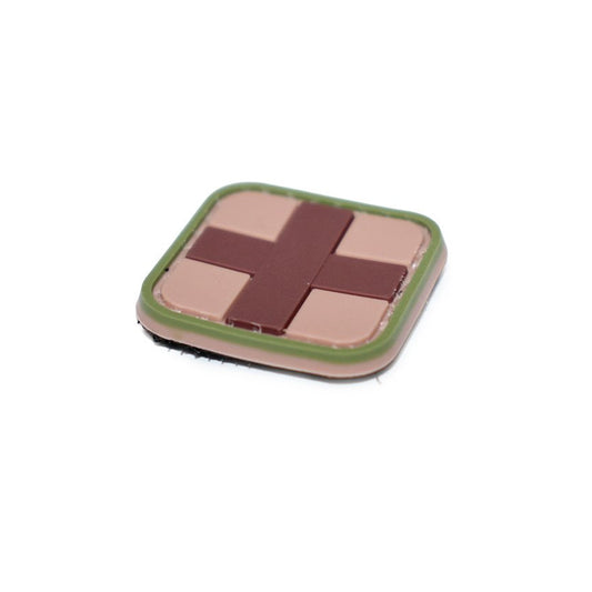 Medical Cross PVC Coyote Square
