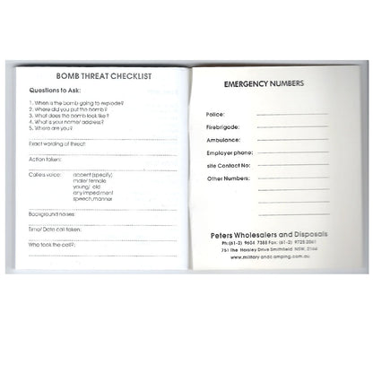 Security Officer Notebook