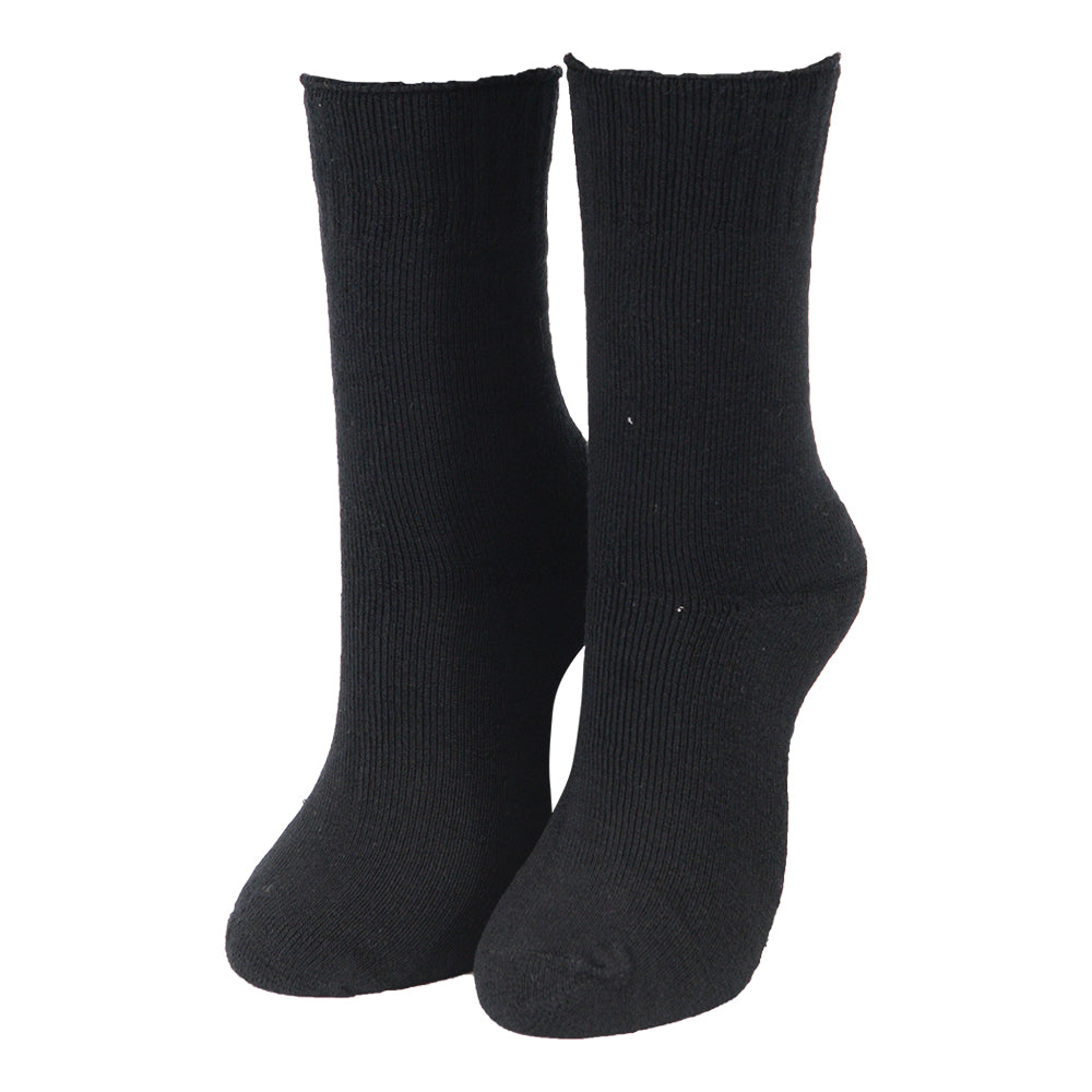 Black Bamboo Hiking Boot Socks
