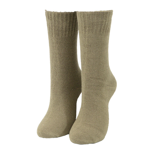 Olive Drab Bamboo Hiking Boot Socks