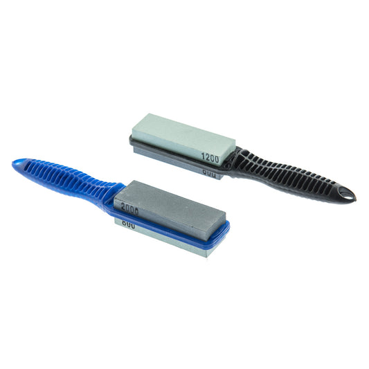 2Pc Double Sided Carbide Sharpening Stone