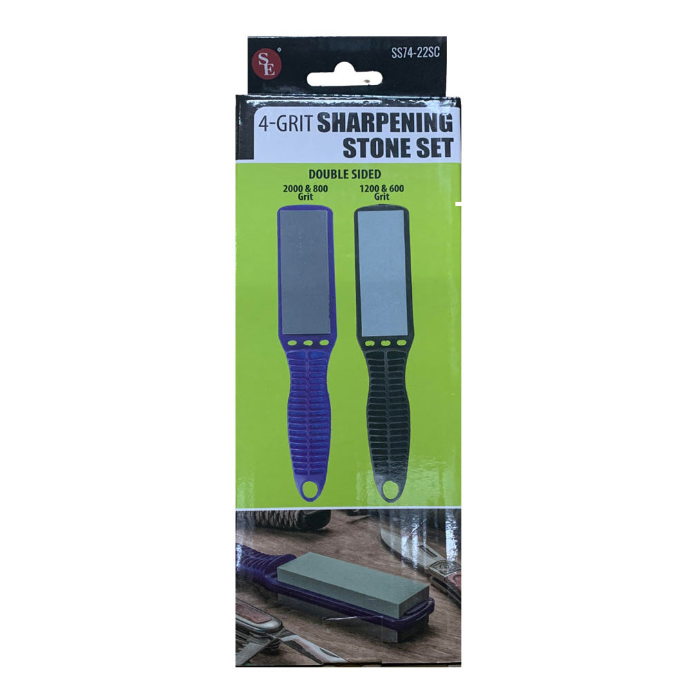 2Pc Double Sided Carbide Sharpening Stone