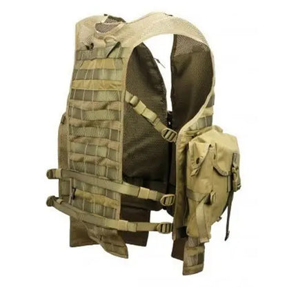 Tasmanian Tiger Ammunition Vest – Full-Body Tactical Vest Tan (Large)