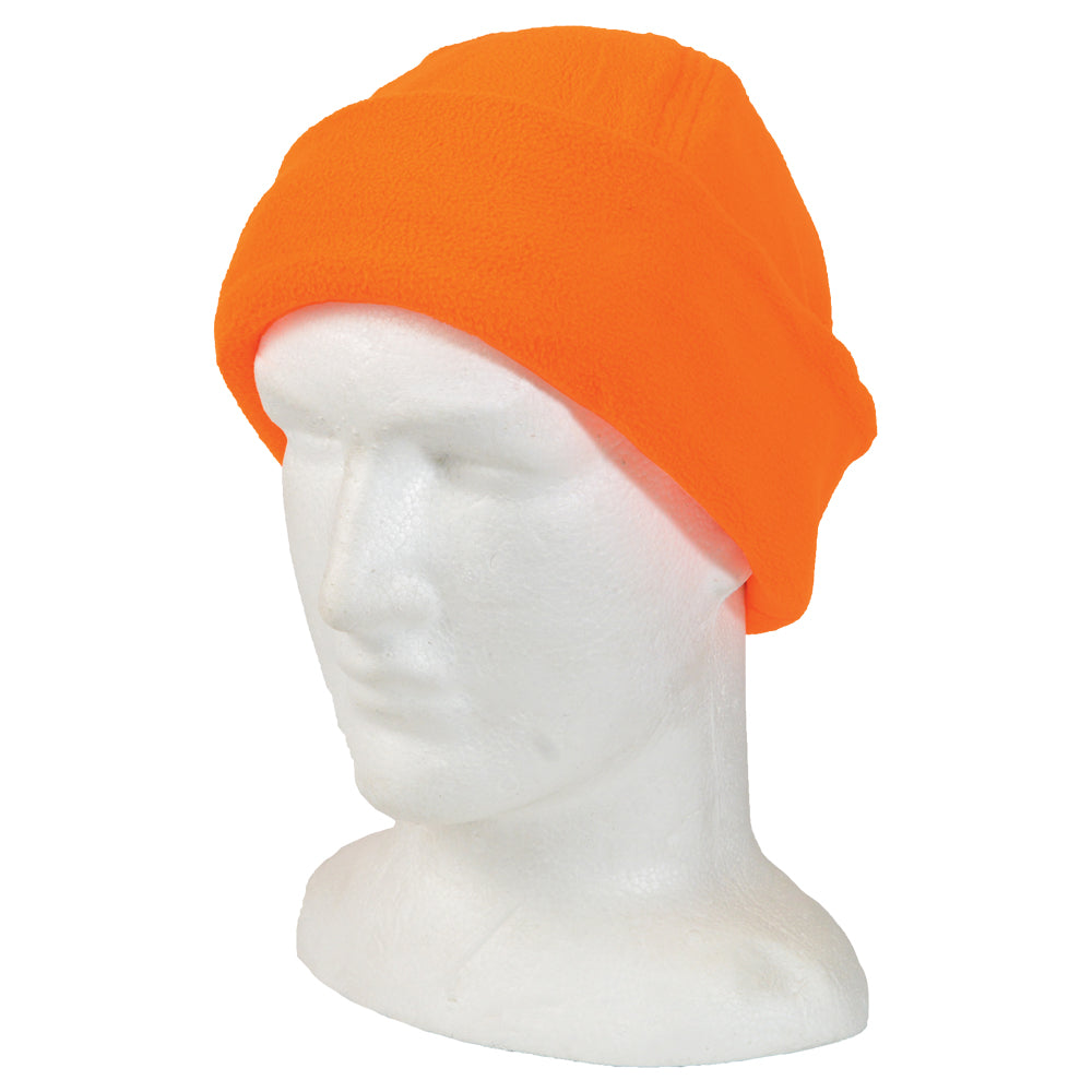 Blaze Orange Micro Fleece Beanie