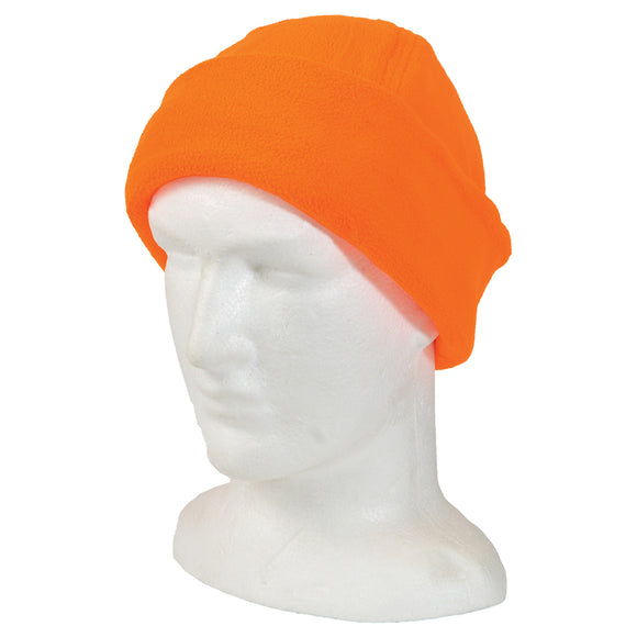 Blaze Orange Micro Fleece Beanie