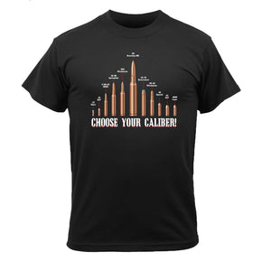 Rothco "Choose Your Caliber" Black T-Shirt