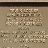Original Australian Army Issue Footlocker Storage Trunk