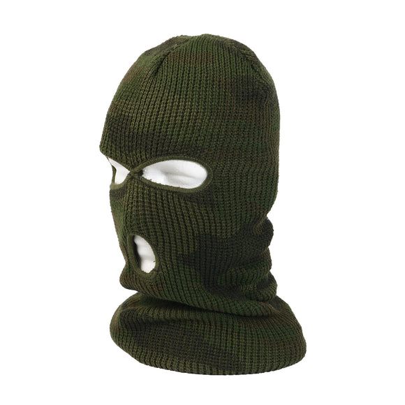 Full Face Balaclava Woodland Camo