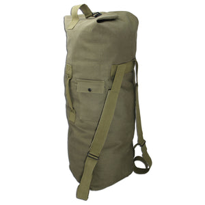 Duffle Kit Bag with Shoulder Straps Olive Drab