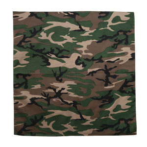 Woodland Camouflage Print Bandanna