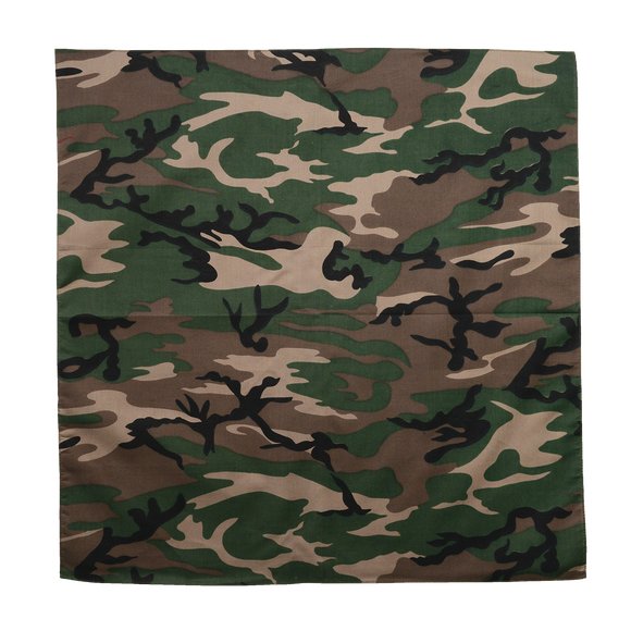 Woodland Camouflage Print Bandanna