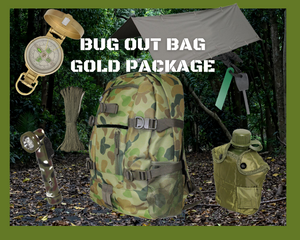 Bug Out Bag Gold Package, Grab Bag, Preppers Bag