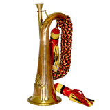 Replica Royal Artillery Bugle with Ropes