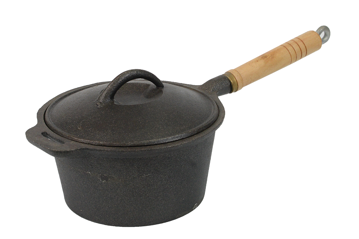 Cast Iron 2qt Saucepan