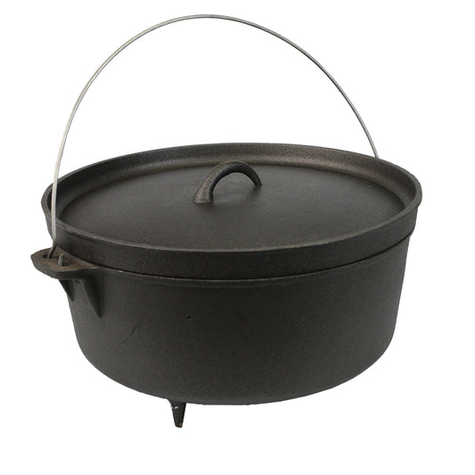 Cast Iron 12qt Dutch Oven with legs