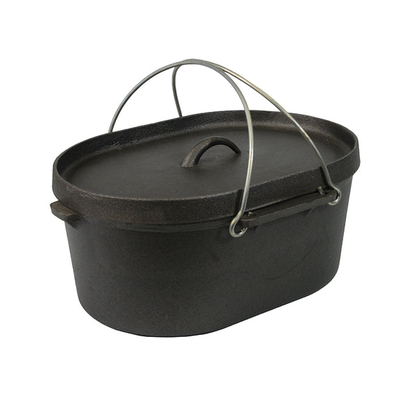 Cast Iron 12qt Oval Dutch Oven