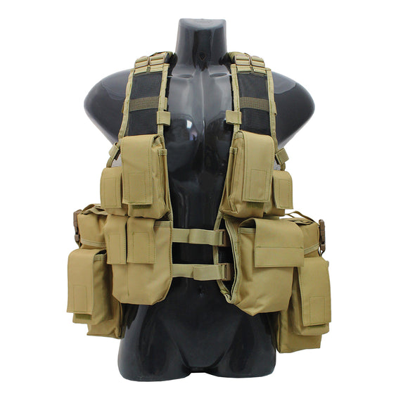 Tactical Webbing Vest Tan