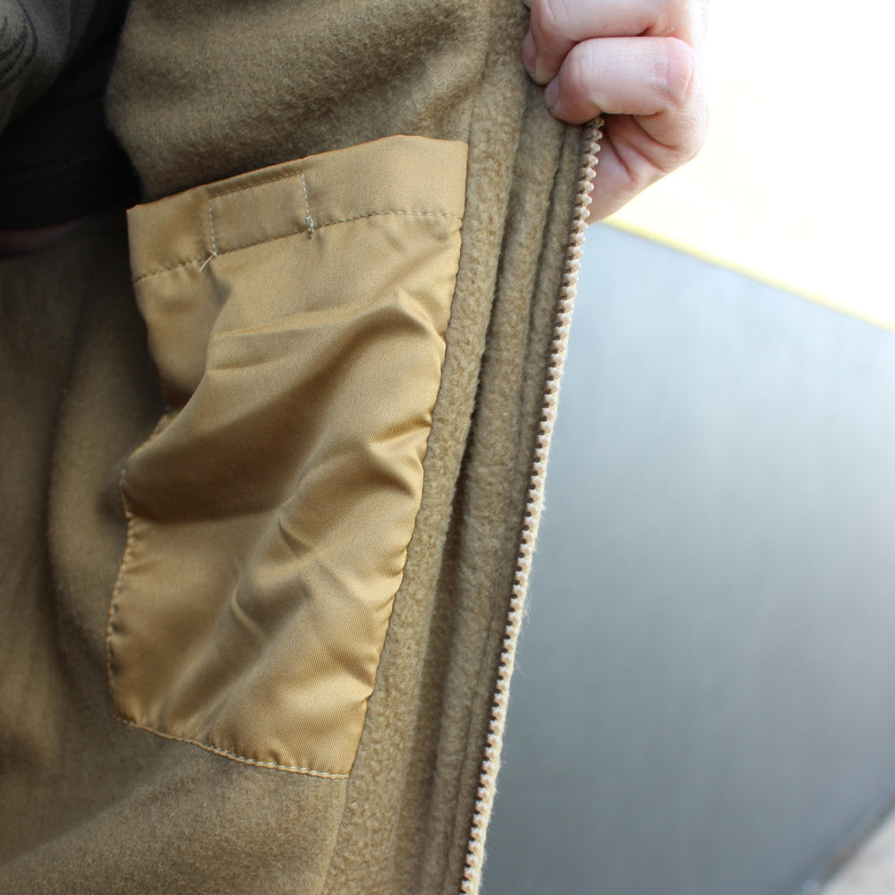 Coyote Brown Fleece Jacket