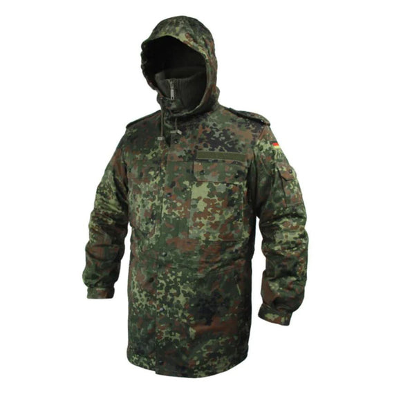 German Flecktarn Parka With Liner