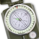 Military Style Lensatic Prismatic Compass
