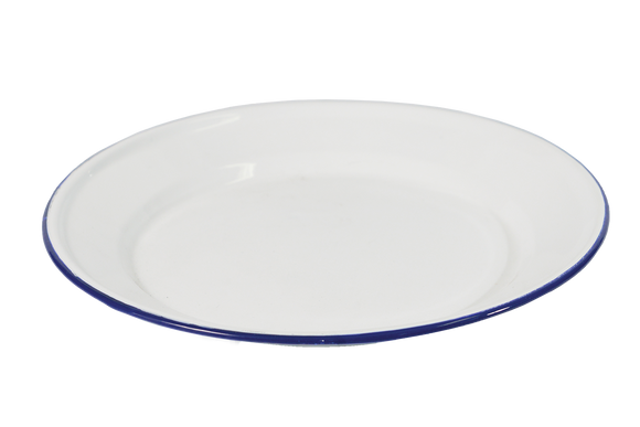 22cm Flat Enamel Plate