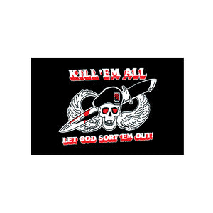 Kill 'Em All Flag Large 150cm x 90cm