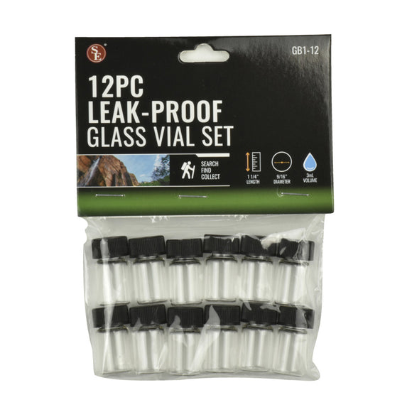 Glass Vial Set 12 pack - 3ml