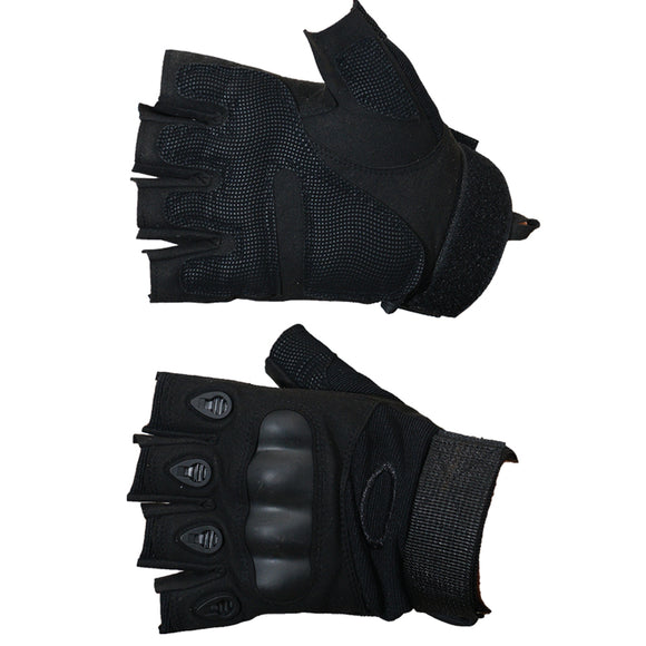 Fingerless hard knuckle tactical gloves shop