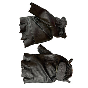 Leather Fingerless Glove Small