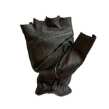 Leather Fingerless Glove Small