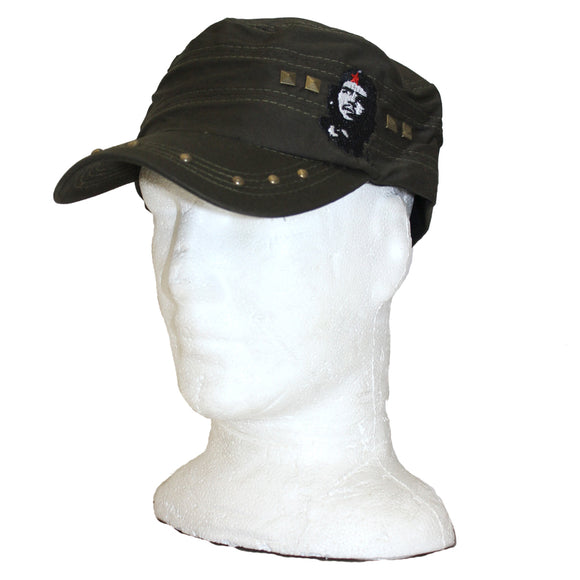 Che Guevara Stud Cap Olive